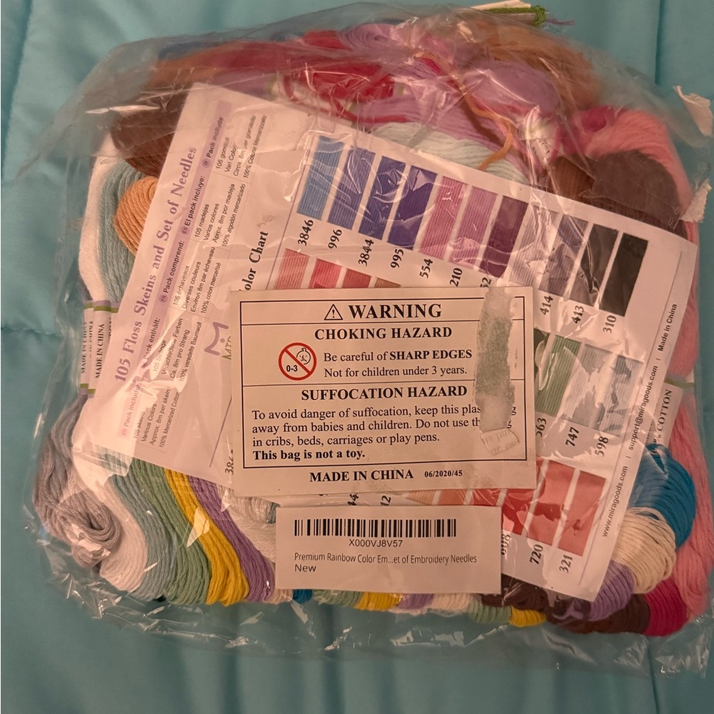 Iris Multicolor Embroidery Thread Collection